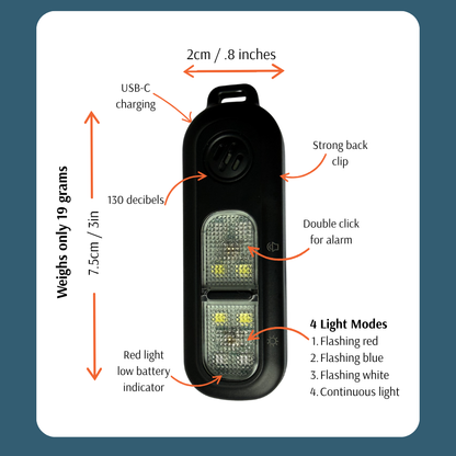 Personal Safety Alarm with 130dB alarm | Nalo Guardian